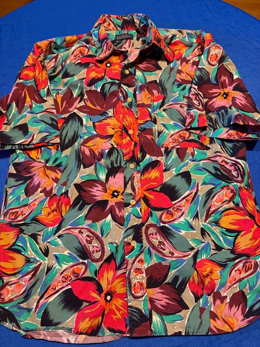 Land's End Shirt, Floral Shirt, Vintage Fashion, Vintage Clothing